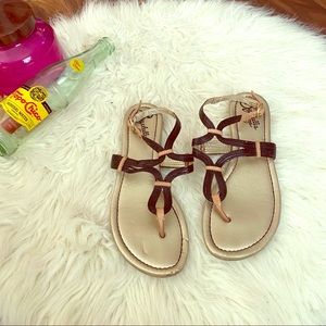 5/25$ Seychelles gladiator sandals